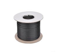 Funda trenzada de nailon PET para protección de cables de alambre en sistemas eléctricos automotrices, maquinaria industrial e instalaciones de cableado de automatización (6 mm)