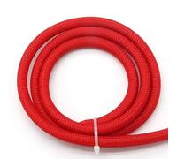 Funda Trenzada de Pet de Alta Densidad de 6 mm: Revestimiento de Cable Duradero for una protección óptima del Cable.(Red,10meter)