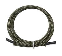 Funda Trenzada de Pet Negra y Dorada de 1 m - Protección expandible de Alta Densidad for Cables de 2 a 20 mm(Black Gold,12mm)