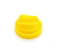 Funda trenzada expandible aislada de 2/4/6/8/10/12/14/16/20/25/30/40 mm, funda de cable de protección de alta densidad de PET (amarillo UV, 40 mm/10 metros)