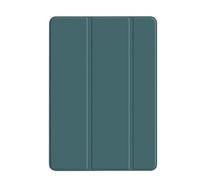 Funda Triple de Cuero PU for Tableta con Soporte Adecuada for Huawei Honor Pad 10 Pro 11,5 Pulgadas ROL-W00 Funda Trasera de Silicona TPU Suave(Green)