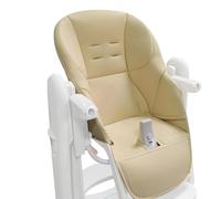 Funda trona | Cojín trona de bebé para Peg Perego | Funda para silla comedor piel sintética para Chicco | Almohadilla asiento trona | Fundas sillas altas para niños pequeños