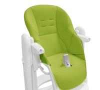 Funda trona | Cojín trona de bebé para Peg Perego | Funda para silla comedor piel sintética para Chicco | Almohadilla asiento trona | Fundas sillas altas para niños pequeños