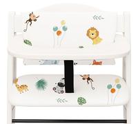 Funda trona universal 2 piezas - cojin para de tronas fundo silla para niños y niñas para Hauck y Stokke comer Cojín para silla infantil con revestimiento impermeable y estable Safari