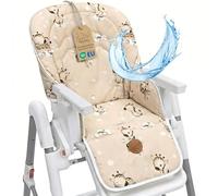 Funda trona universal - cojin para de tronas fundo silla para niños y niñas comer Cojín para silla infantil con revestimiento impermeable y estable certificado Oeko-Tex Jirafas