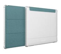 Funda TUDIA SKN Flip para Onyx Boox Go 7/Color 7 (2024/2025). TPU Transparente, Cuero sintético, Trifold, Carga/suspensión automática y antichoque - Turquesa