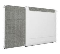 Funda TUDIA SKN Flip para Onyx Boox Go 7/Color 7 (2024/2025). TPU Transparente, Cuero sintético, Trifold, Carga/suspensión automática y antichoque - Gris