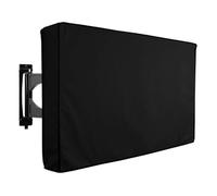 Funda Tv Exterior Cubierta gris for pantalla de TV for exteriores, Protector Universal resistente a la intemperie, funda impermeable a prueba de polvo for televisor de 22-65 pulgadas(Black,46x48inch)