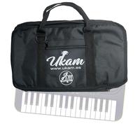 Funda UKAM acolchada de 10mm. compatible con mini-teclados Casio SA46/SA47, SA-50/SA-51,OQAN QKB32 y KURZWEIL KP10. Medidas:47x25x7cm. Con Bolso. Fabricado en España.(Acolchado 10mm.sin bandolera)