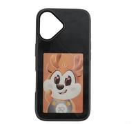 Funda ultra delgada para Pro Max compatible con cargas de imágenes personalizadas a través de aplicaciones dedicadas e integración NFC (17 negro)