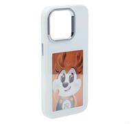 Funda ultra delgada para Pro Max compatible con cargas de imágenes personalizadas a través de aplicaciones dedicadas e integración NFC (16 Pro blanco)