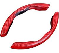 Funda Universal de Fibra de Carbono Volante para Audi A1 A2 A3 A4 A5 A6 A6E Tron A7 A8 AICON Cabriolet Coupe, Protector de Volante segmentado Antideslizante de Fibra de Carbono para Coche