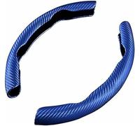 Funda Universal de Fibra de Carbono Volante para Mini Clubman/John Cooper Works F54 F55 F56 F57 F60 4Doors, Protector de Volante segmentado Antideslizante de Fibra de Carbono para Coche,B