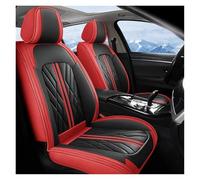 Funda Universal De Piel Sintética Para Asientos Coche Para Ford Para Focus MK2 Para Edge Para Explorer Para Ecosport Fundas Asientos Coche(Rojo,Standard)