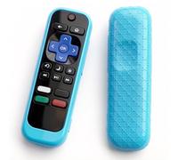 Funda universal de silicona, compatible con Roku TV Remote/Express/Streaming Stick/Premiere, control remoto por voz con cordón