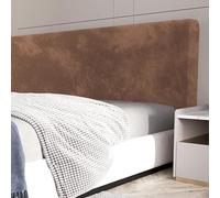 Funda Universal Elástica De Terciopelo para Cabecero - Elegante Protector De Cama A Prueba De Polvo para Camas Matrimoniales, Queen Y King Size. Funda De Taupe Cal King:70.8in