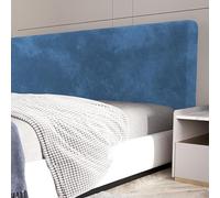 Funda Universal Elástica De Terciopelo para Cabecero - Elegante Protector De Cama A Prueba De Polvo para Camas Matrimoniales, Queen Y King Size. Funda De Blue Cal King:70.8in