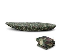 Funda Universal for Kayak, Canoa, Impermeable, Resistente a los Rayos UV y al Polvo. Ideal for Kayak, Canoa o Barco (Gris, Talla S).(Camouflage 3 6.5m)