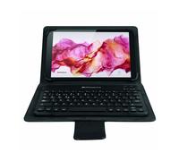 Funda slim phoenix para tablet hasta 10 pulgadas universal teclado bluetooth negra