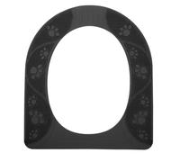 Funda universal para asiento de inodoro Four Seasons, lavable, de silicona antideslizante. (Gris)