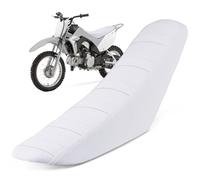 Funda Universal para Asiento de Motocross con Rayas moradas para la mayoría de Motos de Cross como CRF KXF RM YZ YZF KLX 125 250 150 200 250 350 450 Dirt Pit Bike-Blanco