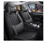 Funda Universal Para Asientos Coche 5 Plazas Con Cobertura Total Para Mitsubishi Para Outlander Para ASX Para Eclipse Para Lancer Funda Asiento Coche(Negro,LUXUry)