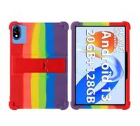 Funda universal para DOOGEE T10 Pro/T10/T10s/T10W/U10/U10 Pro/U9, Blackview Tab 60 WiFi/60 Pro/20 WiFi, OSCAL Pad 16/9/30/80 10.1 pulgadas con soporte para PC, funda de silicona suave a prueba de