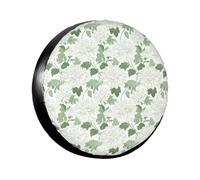 Funda Universal para neumático de Repuesto con Motivos botánicos de Flores de Dalia, Resistente a la Intemperie, al Sol, al Polvo, para camión, Viaje, Remolque, vehículo, 16 Pulgadas