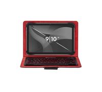 Funda universal phoenix para tablet hasta 10 pulgadas universal teclado bluetooth roja