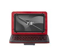 Funda universal phoenix para tablet hasta 8 pulgadas teclado con cable