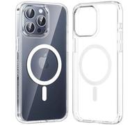 Funda Vention KUBT0-10 iPhone 14 Transparente TPU Dura MagSafe Recortes de Conectores