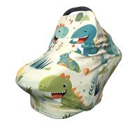 Funda versátil para silla de cochecito de bebé con estampado completo de dinosaurios, especialmente diseñada para tu bebé