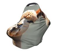 Funda versátil para silla de paseo con estampado completo de alpaca avatar, especialmente diseñada para tu bebé