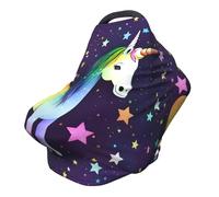 Funda versátil para silla de paseo con estampado completo de estrellas de un caballo, especialmente diseñada para tu bebé