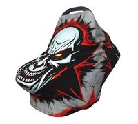 Funda versátil para silla de paseo con estampado completo de fantasma malvado rojo y negro, especialmente diseñada para tu bebé