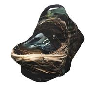 Funda versátil para silla de paseo con estampado completo de nido de pajarito, especialmente diseñada para tu bebé