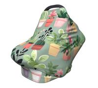 Funda versátil para silla de paseo con estampado completo de planta bonsái, especialmente diseñada para tu bebé