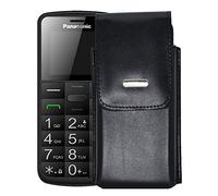 Funda vertical para Panasonic KX-TU 110 (piel, con trabilla para cinturón)