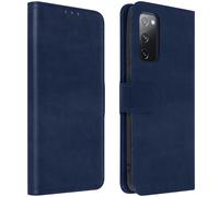Funda Vintage F. Soporte Tarjetero para Samsung Galaxy S20 FE - Azul