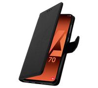 Funda Vintage para Samsung Galaxy A70 Billetera F. Soporte - Negro