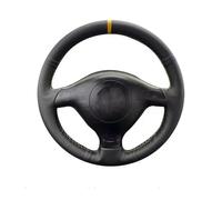 Funda Volante Antideslizante,Transpirable,Funda para Volante de Coche para B5 para Polo para Skoda Fabia 1-Yellow
