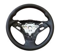 Funda Volante Antideslizante,Transpirable,Funda para Volante de Coche para BMW M6 M5 E60 E61 E63 E64 2005-2010-WHITE