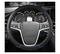 Funda Volante Automóvil para Opel para Mokka para Opel para Insignia para Astra J 2010-2015 para Meriva Accesorios Automóviles Funda Cuero PU Volante Coche Cubierta Volante(Azul)