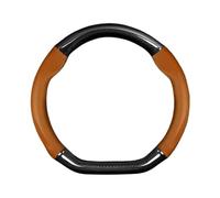 Funda Volante Coche Antideslizante 1 Pcs Cubierta Volante Coche para Mercedes para Benz A B C E S V R-Class C43 CLA GLA GLB GLC GLK SLK SL(D Naranja)
