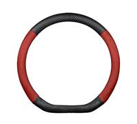 Funda Volante Coche Antideslizante para Peugeot 4008 508L 5008 408 2008 3008 308S E2008 301 307 308 206 207 Cubierta Volante Coche(Rojo)