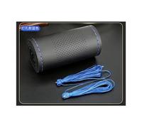 Funda Volante Coche Car Steering Wheel Braid Cover Universal 38cm Microfiber Leather Needles and Thread Soft Anti-Slip Auto Interior Car Accessories(D)