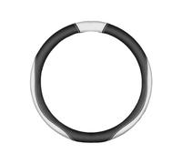 Funda Volante Coche Cuero para Citroën C1 C2 C3 C4 C5 C6 C4L para Berlingo para Picasso para Aircross para Sega para Elysee Funda Volante de Coche(O Style A White)