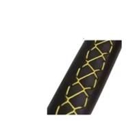 Funda Volante Coche De Ante Cosida A Mano para Ford para Fusion para Mondeo para Edge 2013 2014 2015 2016 Funda Volante de Coche(Yellow Thread)