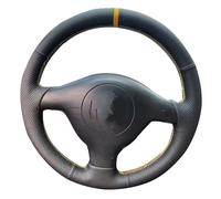 Funda Volante Coche De Microfibra para VW para Seat para León MK1 para Golf 4 IV para Passat para B5 para Polo para Skoda Funda Volante de Coche(Yellow Thread)