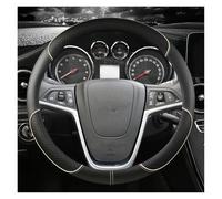 Funda Volante Coche Funda Cuero PU Para Volante Coche Para Opel Para Mokka 2013-2016 Para Insignia 2009-2013 Para Astra J 2010-2015 Para Meriva Accesorios Coche Funda Volante Coche Universal(Beige)